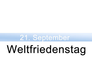 Weltfriedenstag